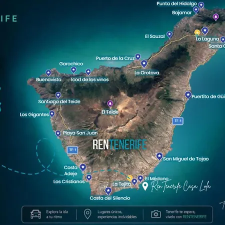 Rentenerife Casa Lola Medano * El Medano (Tenerife)